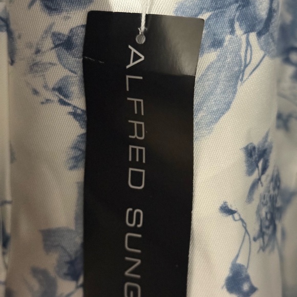 Alfred Sung [ 16] D852FP Floral Lace Up A-Line Gown Cottage Rose NWT $289 - Picture 13 of 13